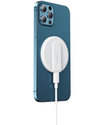 Carrière ik draag kleding kwaadaardig Joyroom 15W Magnetische Draadloze Oplader voor Apple MagSafe Wit |  GSMpunt.nl