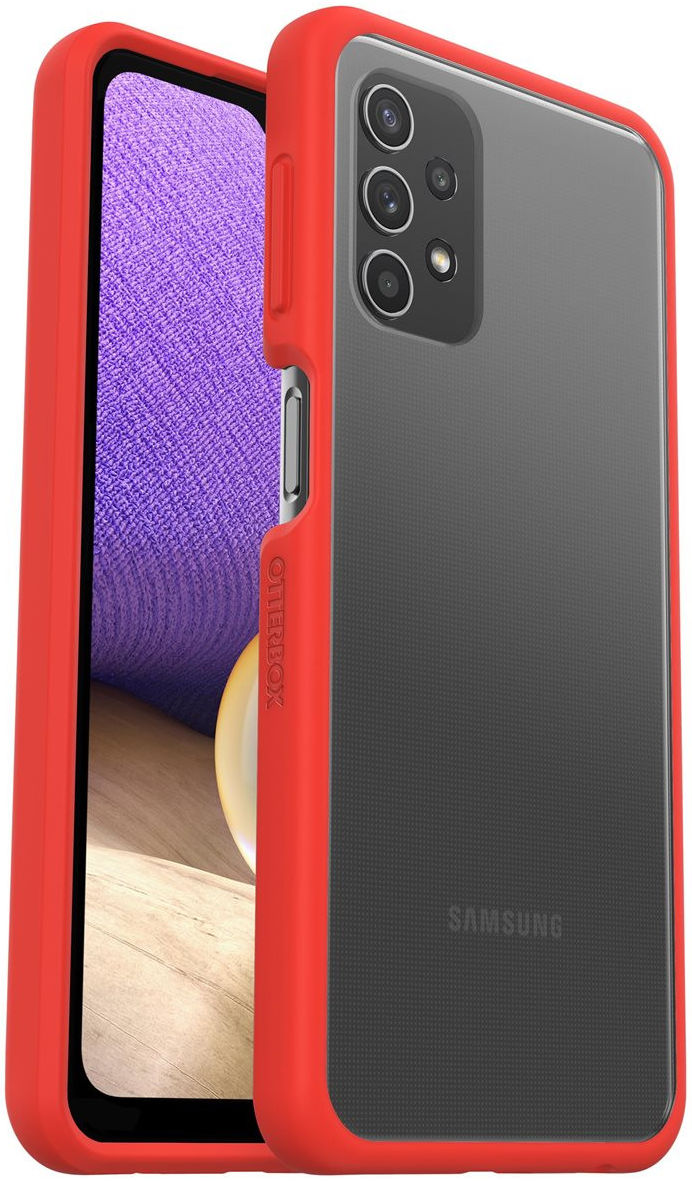 OtterBox React Samsung Galaxy A32 5G Hoesje Transparant Rood afbeelding 1