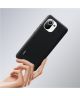 Origineel Xiaomi Mi 11 Hoesje Rugged Vegan Leather Case Carbon Zwart