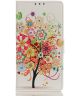 Samsung Galaxy A32 5G Hoesje Portemonnee met Tree Print