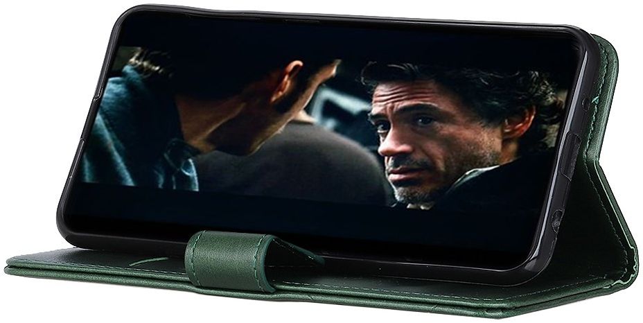 Samsung Galaxy A32 5G Hoesje met Pasjes Book Case Portemonnee Groen afbeelding 4