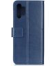 Samsung Galaxy A32 5G Hoesje met Pasjes Book Case Portemonnee Blauw