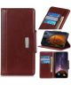 Samsung Galaxy A72 Hoesje Wallet Book Case Kunstleer Bruin