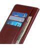 Samsung Galaxy A72 Hoesje Wallet Book Case Kunstleer Bruin