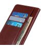 Samsung Galaxy A52 / A52S Hoesje Wallet Book Case Kunst Leer Bruin