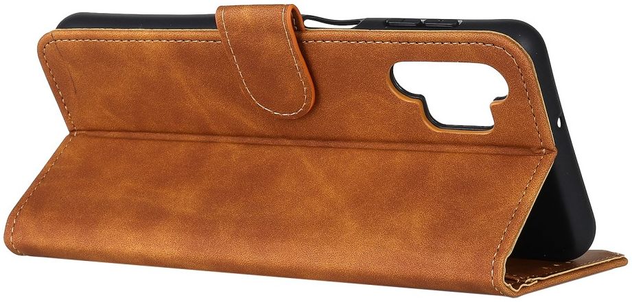 Samsung Galaxy A32 5G Hoesje Wallet Book Case Bruin afbeelding 6