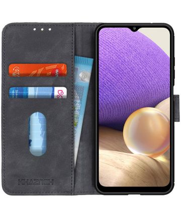 Samsung Galaxy A32 5G Hoesje Wallet Book Case Zwart Hoesjes