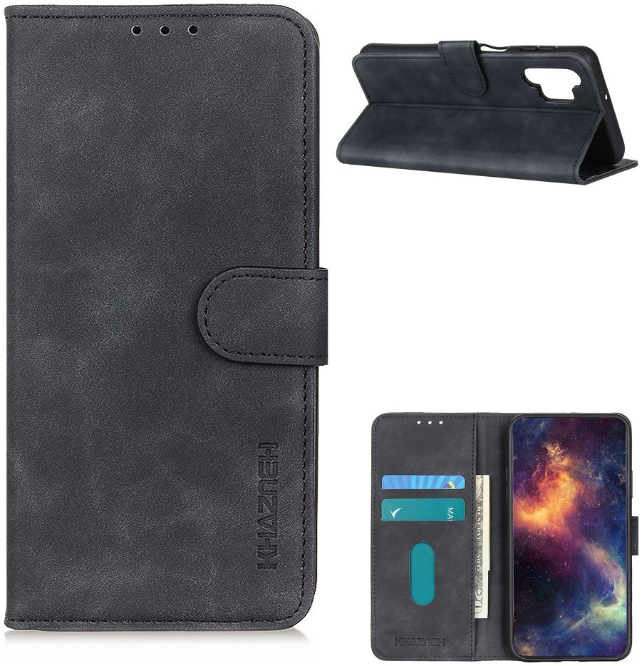 Samsung Galaxy A32 5G Hoesje Wallet Book Case Zwart afbeelding 4