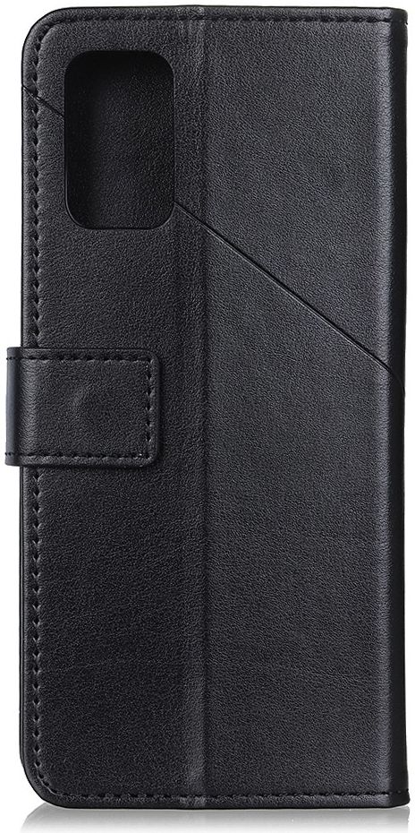 Samsung Galaxy A72 Hoesje Wallet Book Case Kunst Leer Zwart afbeelding 2