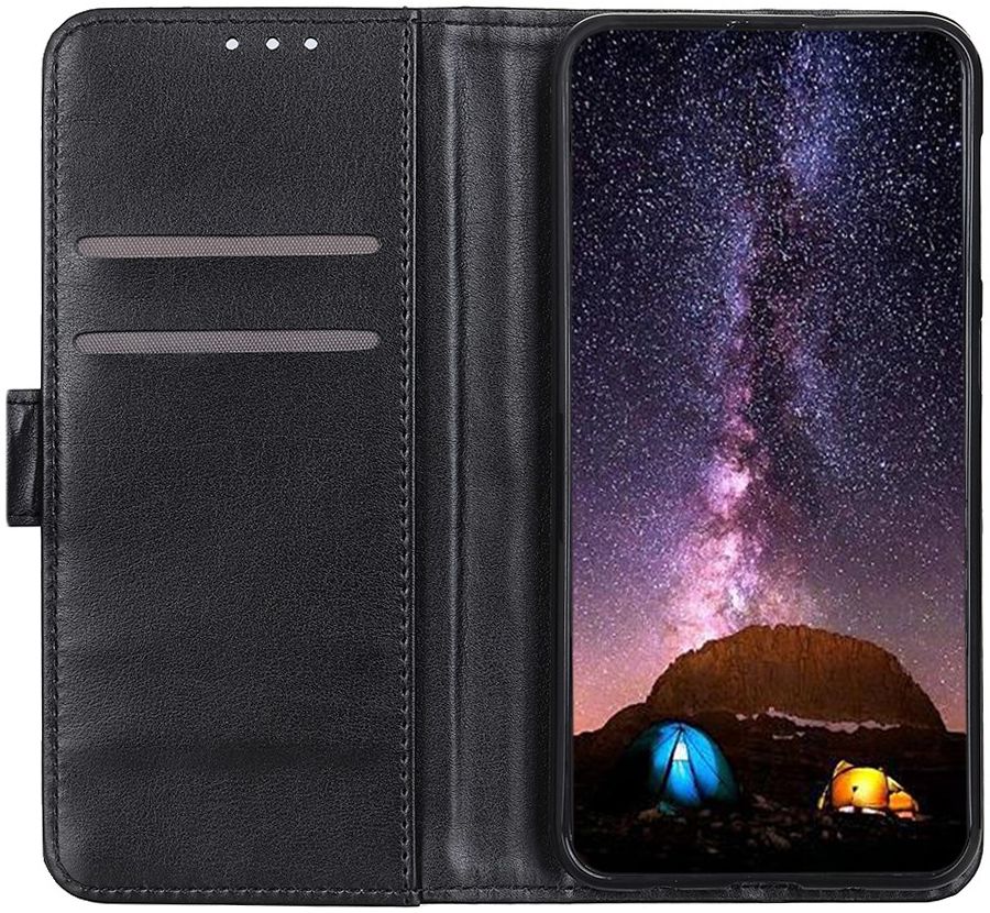 Samsung Galaxy A72 Hoesje Wallet Book Case Kunst Leer Zwart afbeelding 6