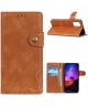 Samsung Galaxy A52 / A52S Hoesje Wallet Book Case Kunstleer Brown