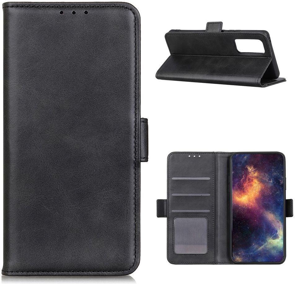 Samsung Galaxy A72 Hoesje Portemonnee Book Case met Stand Zwart afbeelding 3