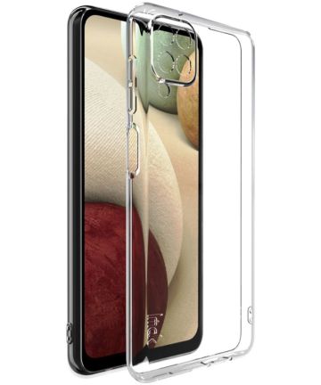 IMAK UX-5 Samsung Galaxy M12 / A12 Hoesje Flexibel en Dun Transparant Hoesjes