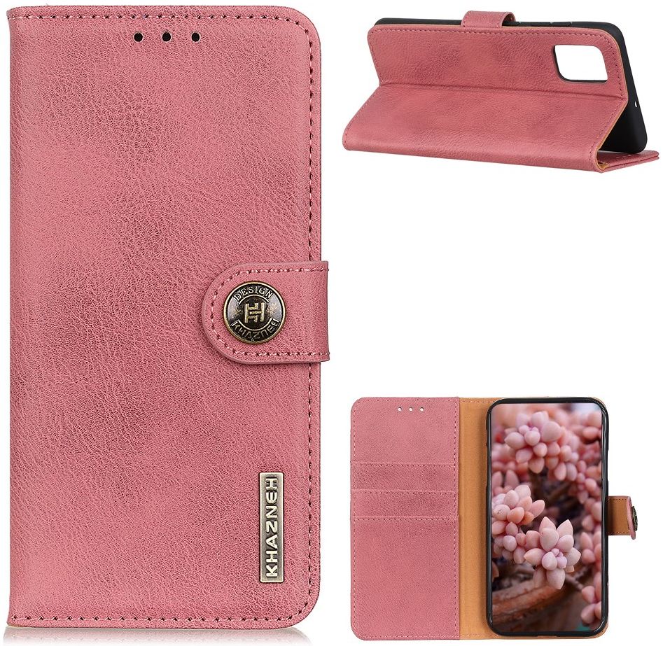 KHAZNEH Samsung Galaxy A72 Hoesje Portemonnee Book Case Roze afbeelding 5