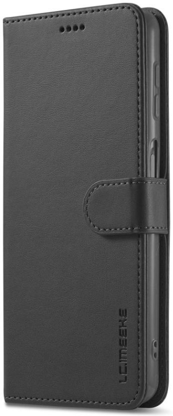 LC.IMEEKE Samsung Galaxy A32 5G Hoesje Book Case Kunst Leer Zwart afbeelding 1