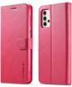 LC.IMEEKE Samsung Galaxy A32 5G Hoesje Book Case Kunst Leer Roze