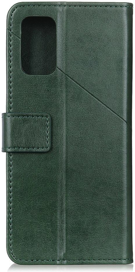 Samsung Galaxy A02s Portemonnee Hoesje Kunstleer Groen afbeelding 3