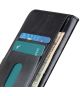 Samsung Galaxy A02s Hoesje Portemonnee met Drukknoop Sluiting Zwart