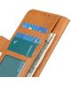 Samsung Galaxy A02s Hoesje Portemonnee Book Case met Stand Geel