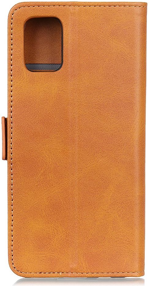 Samsung Galaxy A02s Hoesje Portemonnee Book Case met Stand Geel afbeelding 6