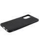 Samsung Galaxy A52 / A52S Hoesje Dun TPU Carbon Fiber Back Cover Zwart