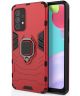 Samsung Galaxy A52 / A52S Hoesje Magnetische Ring Kickstand Rood