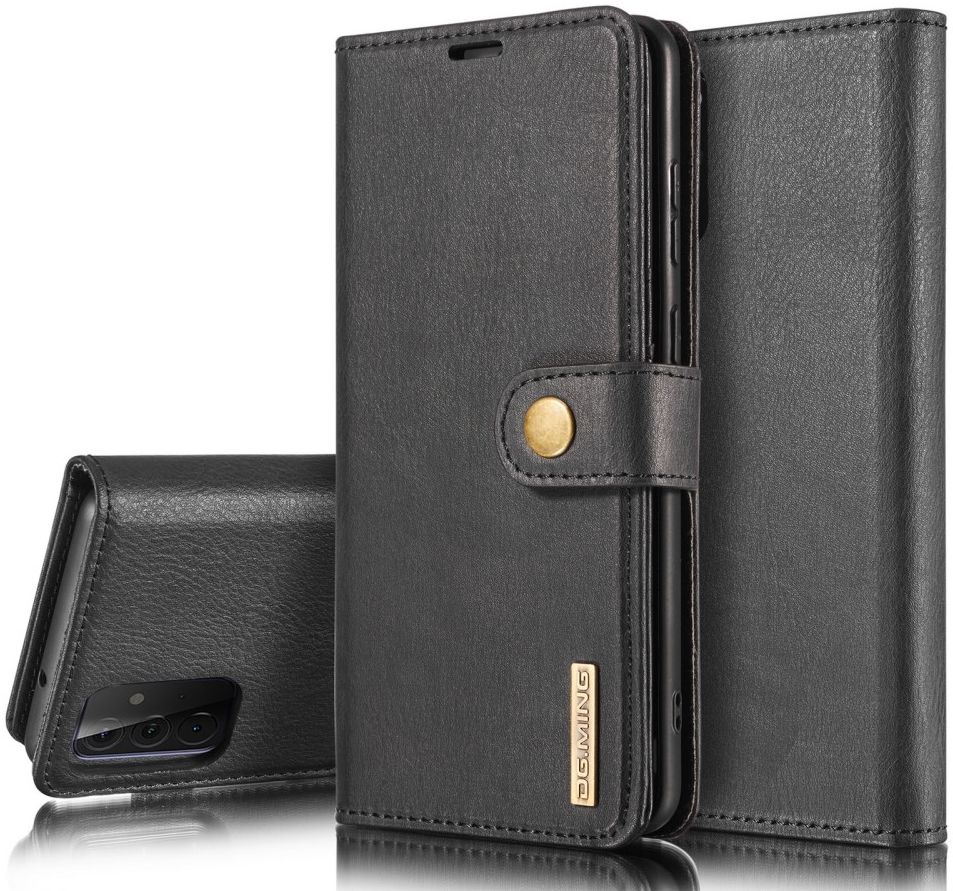 DG Ming Samsung Galaxy A72 Hoesje 2-in-1 Book Case en Back Cover Zwart afbeelding 10