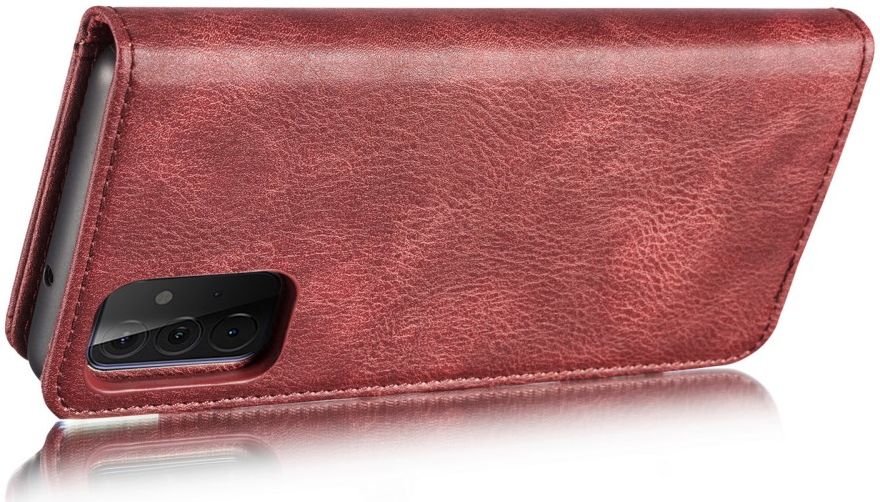 DG Ming Samsung Galaxy A72 Hoesje 2-in-1 Book Case en Back Cover Rood afbeelding 8