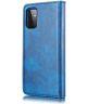 DG Ming Samsung Galaxy A72 Hoesje 2-in-1 Book Case en Back Cover Blauw