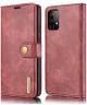 DG Ming Samsung Galaxy A52 / A52S Hoesje 2-in-1 Book Case en Back Cover Rood