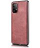 DG Ming Samsung Galaxy A52 / A52S Hoesje 2-in-1 Book Case en Back Cover Rood