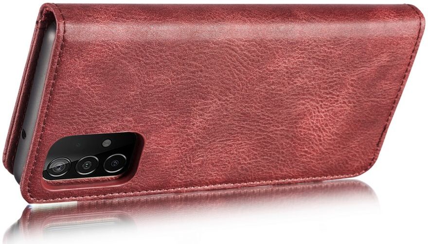 DG Ming Samsung Galaxy A52 / A52S Hoesje 2-in-1 Book Case en Back Cover Rood afbeelding 8