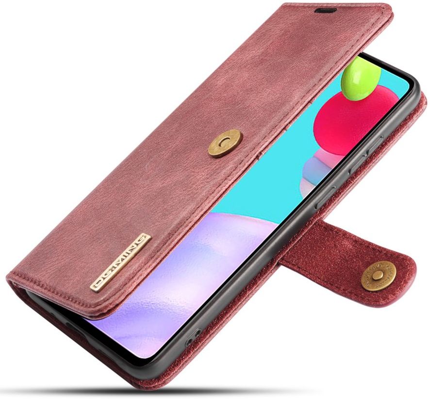 DG Ming Samsung Galaxy A52 / A52S Hoesje 2-in-1 Book Case en Back Cover Rood afbeelding 4