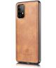 DG Ming Samsung Galaxy A52 / A52S Hoesje 2-in-1 Book Case en Back Cover Bruin