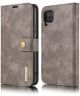 DG Ming Samsung Galaxy A12 Hoesje 2-in-1 Book Case en Back Cover Grijs