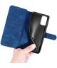 DG Ming Samsung Galaxy A72 Hoesje Retro Wallet Book Case Blauw