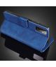 DG Ming Samsung Galaxy A72 Hoesje Retro Wallet Book Case Blauw