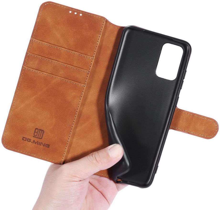 DG Ming Samsung Galaxy A72 Hoesje Retro Wallet Book Case Bruin afbeelding 12