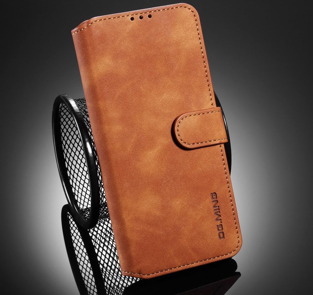 DG Ming Samsung Galaxy A72 Hoesje Retro Wallet Book Case Bruin afbeelding 7