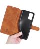 DG Ming Samsung Galaxy A02s Hoesje Retro Wallet Book Case Bruin