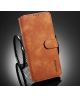 DG Ming Samsung Galaxy A02s Hoesje Retro Wallet Book Case Bruin