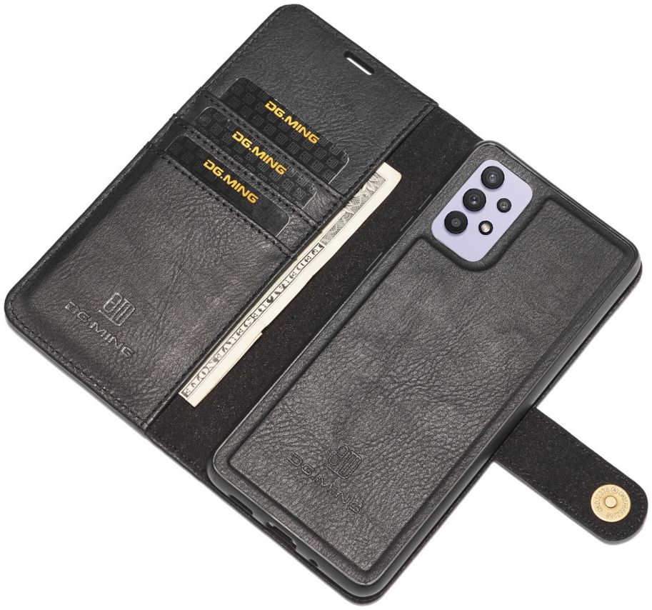 Samsung Galaxy A32 5G Hoesje 2-in-1 Book Case en Back Cover Zwart afbeelding 2
