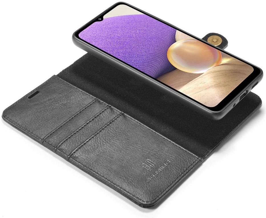 Samsung Galaxy A32 5G Hoesje 2-in-1 Book Case en Back Cover Zwart afbeelding 1