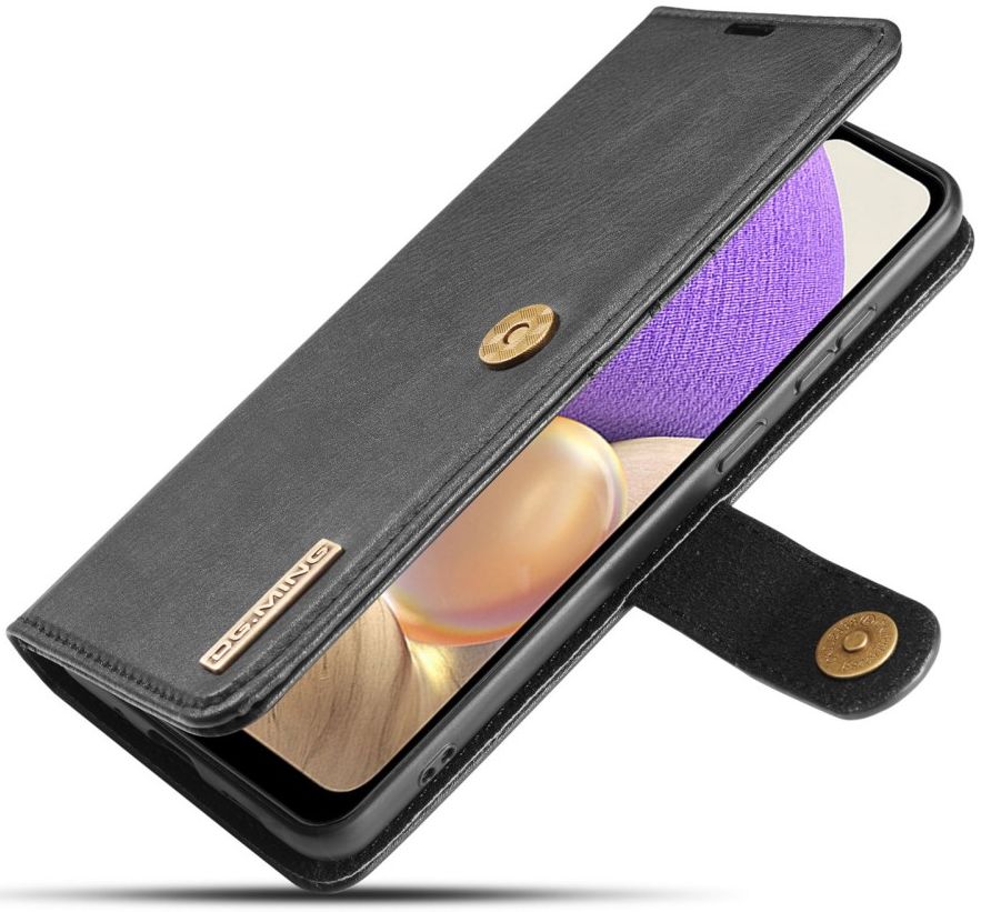 Samsung Galaxy A32 5G Hoesje 2-in-1 Book Case en Back Cover Zwart afbeelding 4