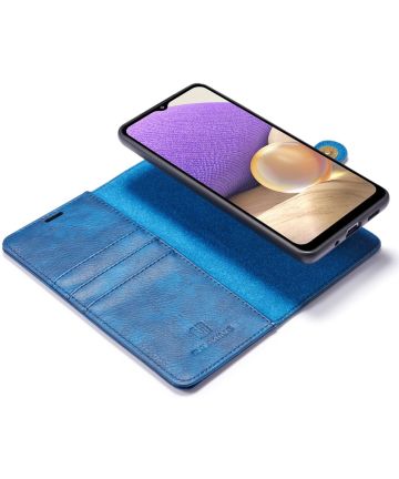 Samsung Galaxy A32 5G Hoesje 2-in-1 Book Case en Back Cover Blauw Hoesjes