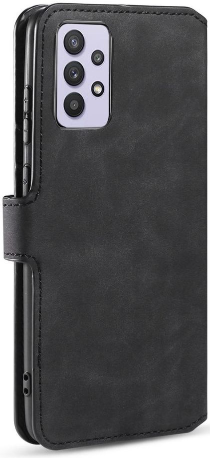 DG Ming Samsung Galaxy A32 5G Hoesje Retro Wallet Book Case Zwart afbeelding 5