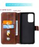 Samsung Galaxy A52 / A52S Hoesje Portemonnee Retro Book Case Bruin