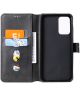 Samsung Galaxy A72 Hoesje Portemonnee Retro Book Case Zwart