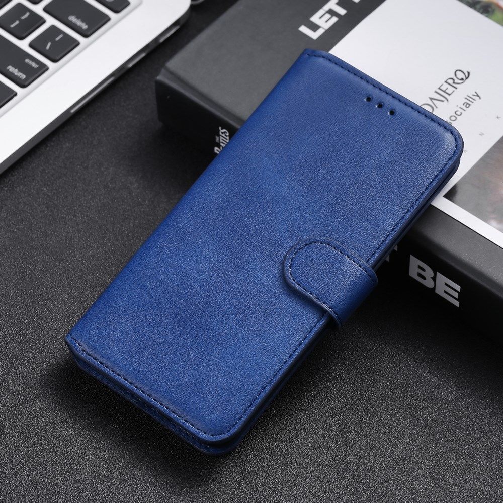 Samsung Galaxy A72 Hoesje Portemonnee Retro Book Case Blauw afbeelding 2