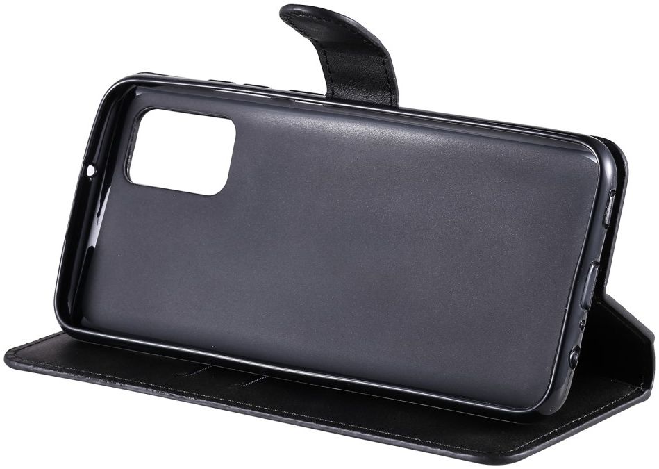 Samsung Galaxy A02s Hoesje Portemonnee Retro Book Case Zwart afbeelding 10